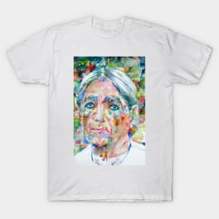 JIDDU KRISHNAMURTI watercolor portrait .2 T-Shirt